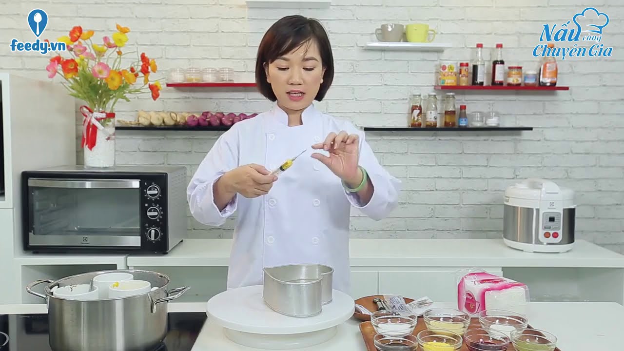 Hướng dẫn làm thạch (rau câu) 3D cơ bản. Bài 1: Hoa Hướng Dương