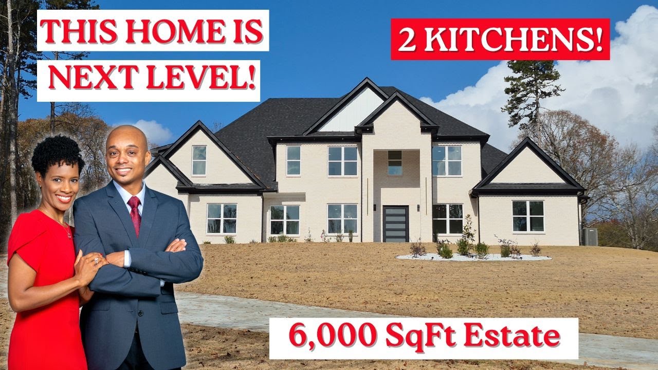 New Homes in Atlanta | Tour this STUNNING 5 Bed, 6,000 sqft Luxury  Estate in Loganville | 1.7 Acres