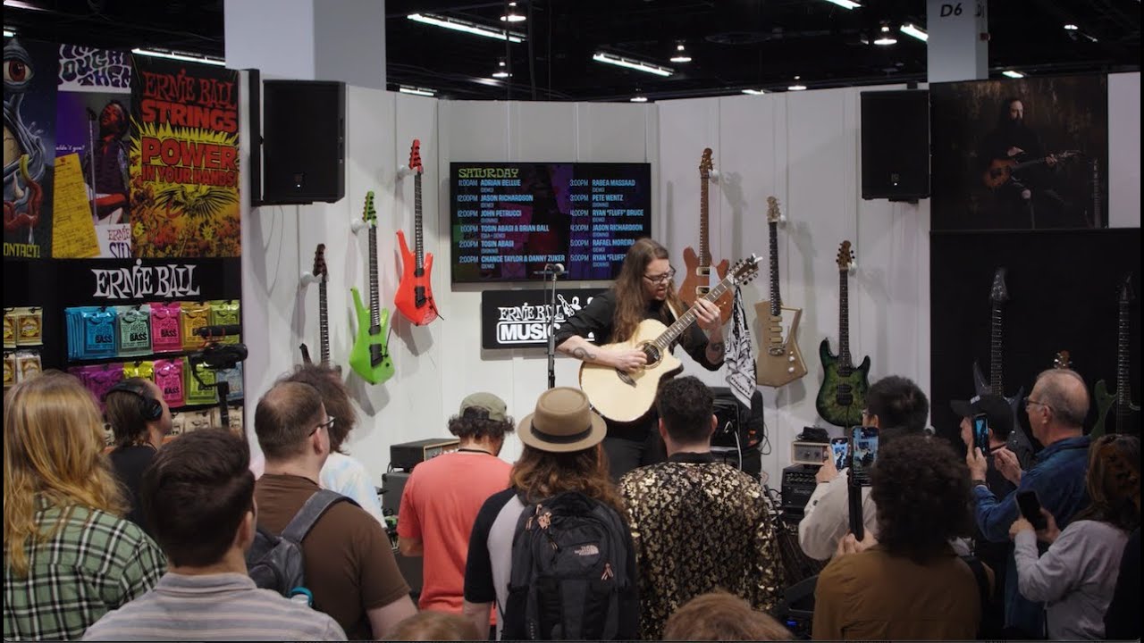 NAMM 2024: Ernie Ball x Adrian Bellue Live Acoustic Performance
