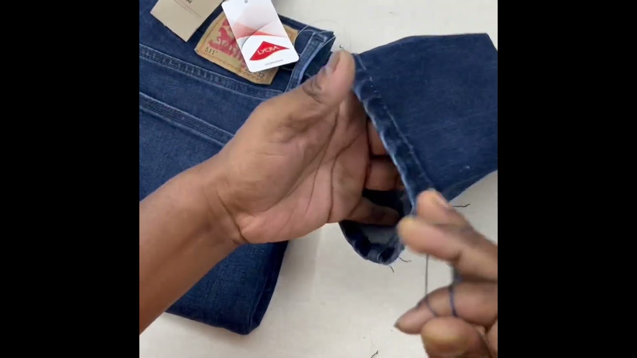 👖JEANS ANKLE LENGTH Denim length  #Denim #alterations  #Length #levis #shorts