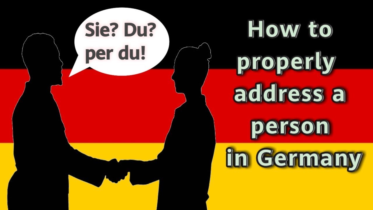 How to properly address a person in Germany (Taglish) | GerMangyan