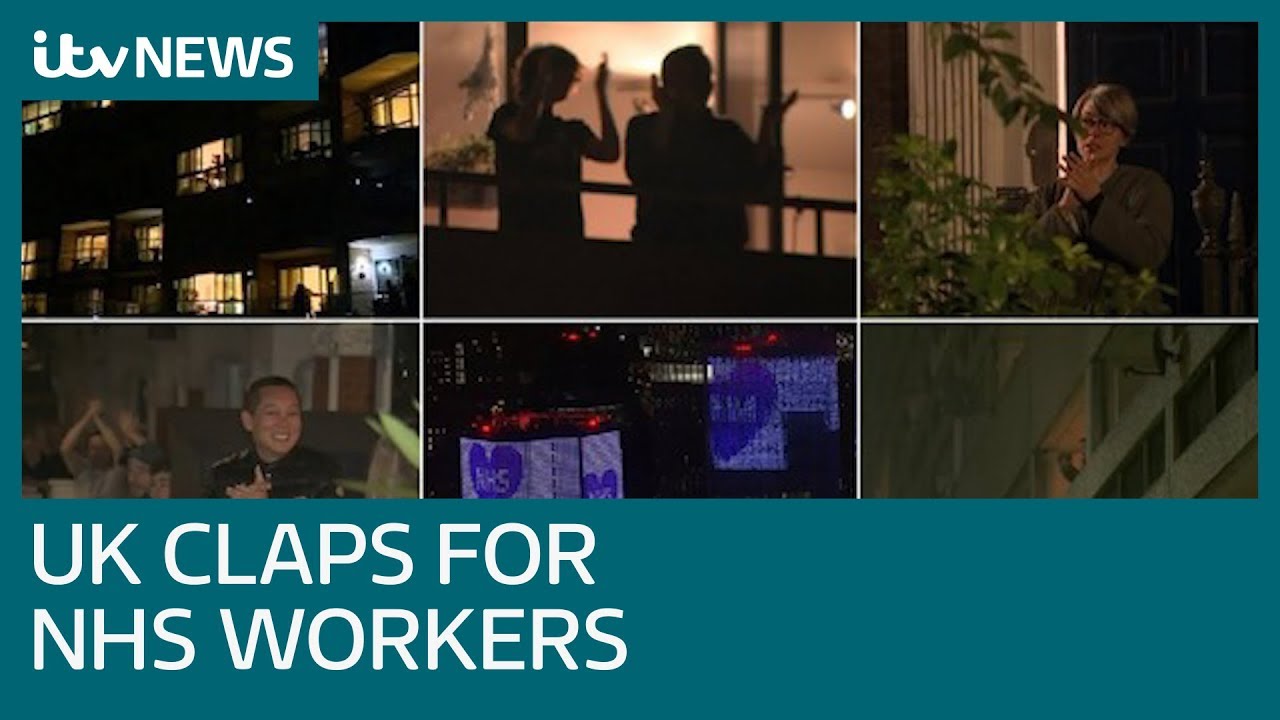 Clap for our carers: Nation shows appreciation for our NHS | ITV News