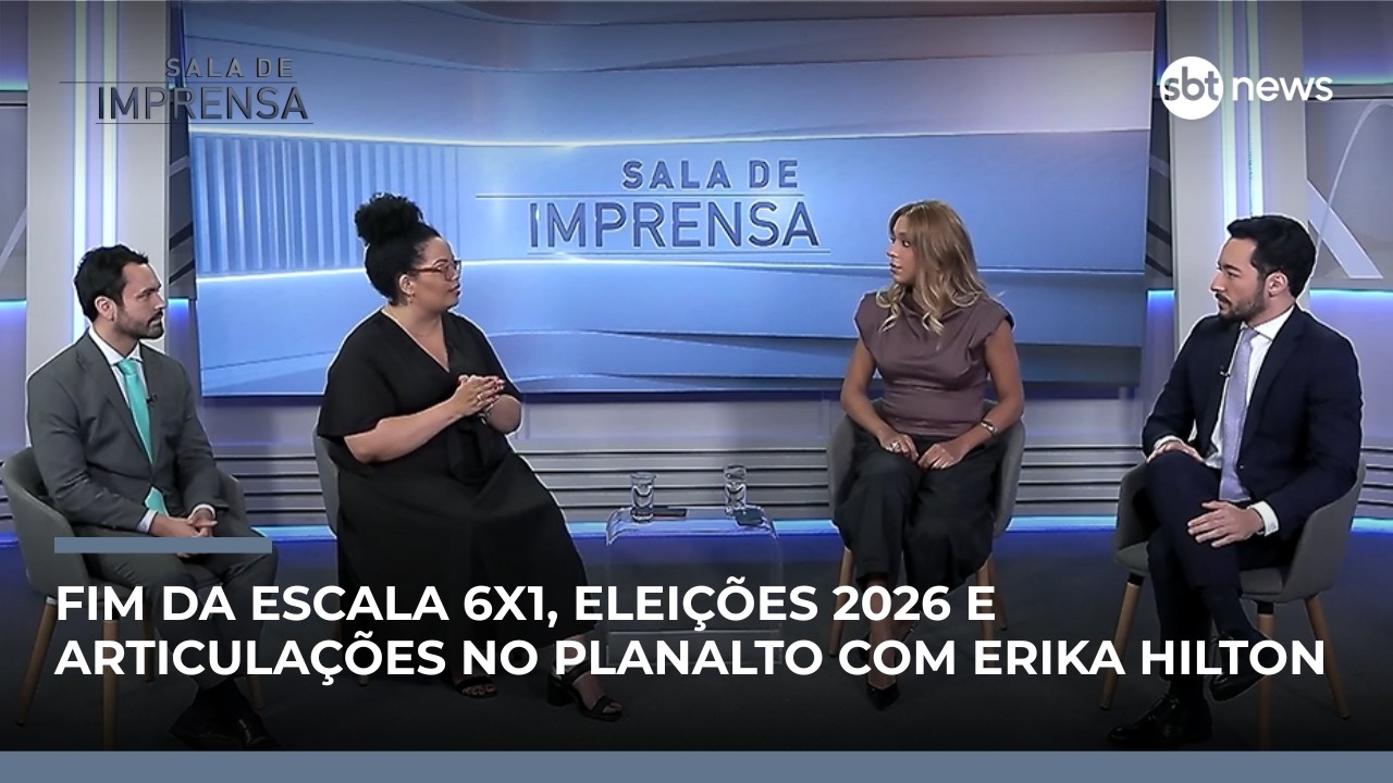 Fim da escala 6x1, eleições 2026 e articulações no Planalto com Erika Hilton | Sala de Imprensa #9