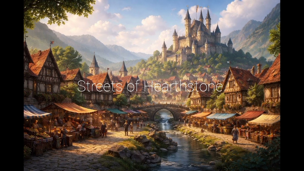 Streets of Hearthstone | Cinematic / Instrumental | AI-Generated Music