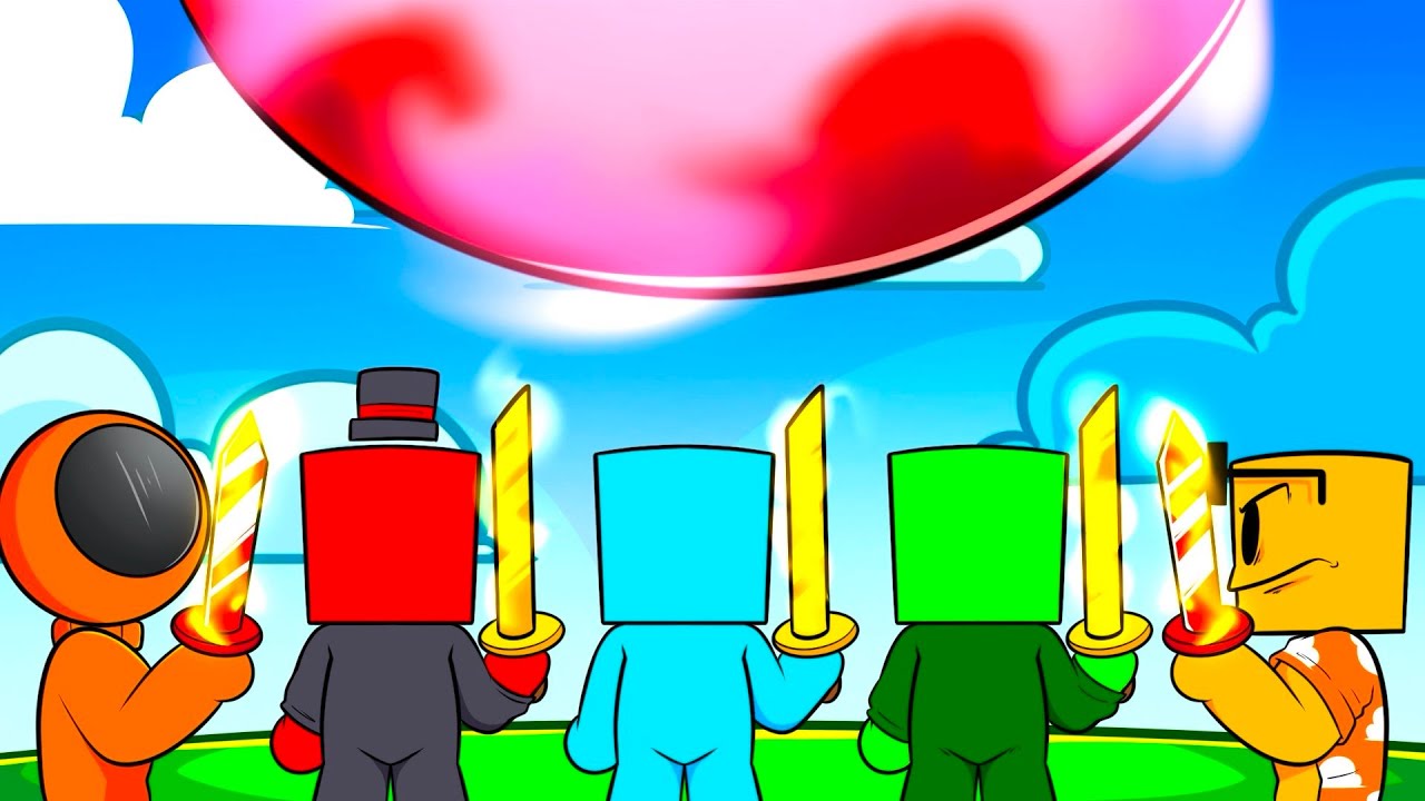 🟨Fiz um Torneio de Blade Ball com Meus Amigos!