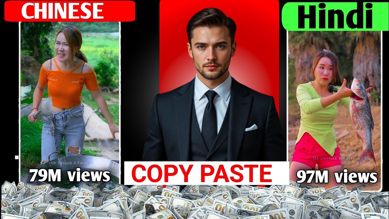 How to create chinese shorts like a Pro| Step-by-Step Full Free Course।How to make copy paste short 