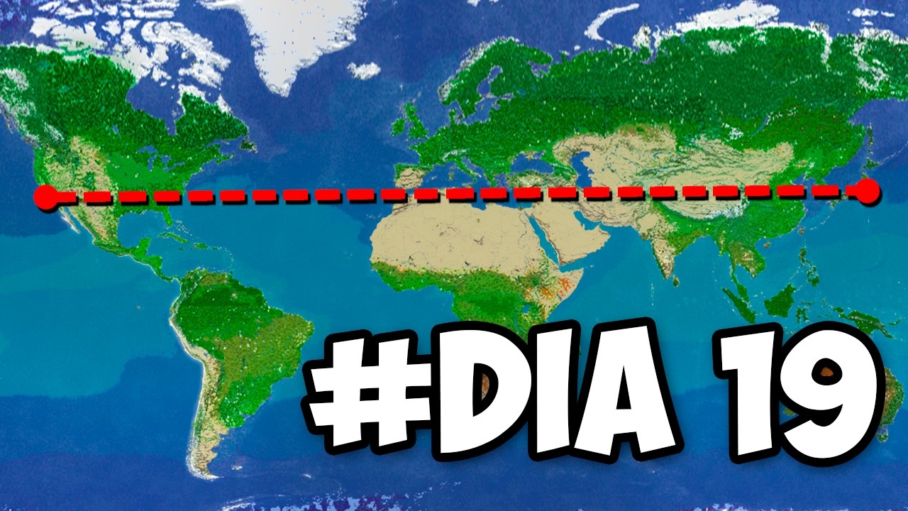 Crucé El Mundo En Linea Recta en Minecraft