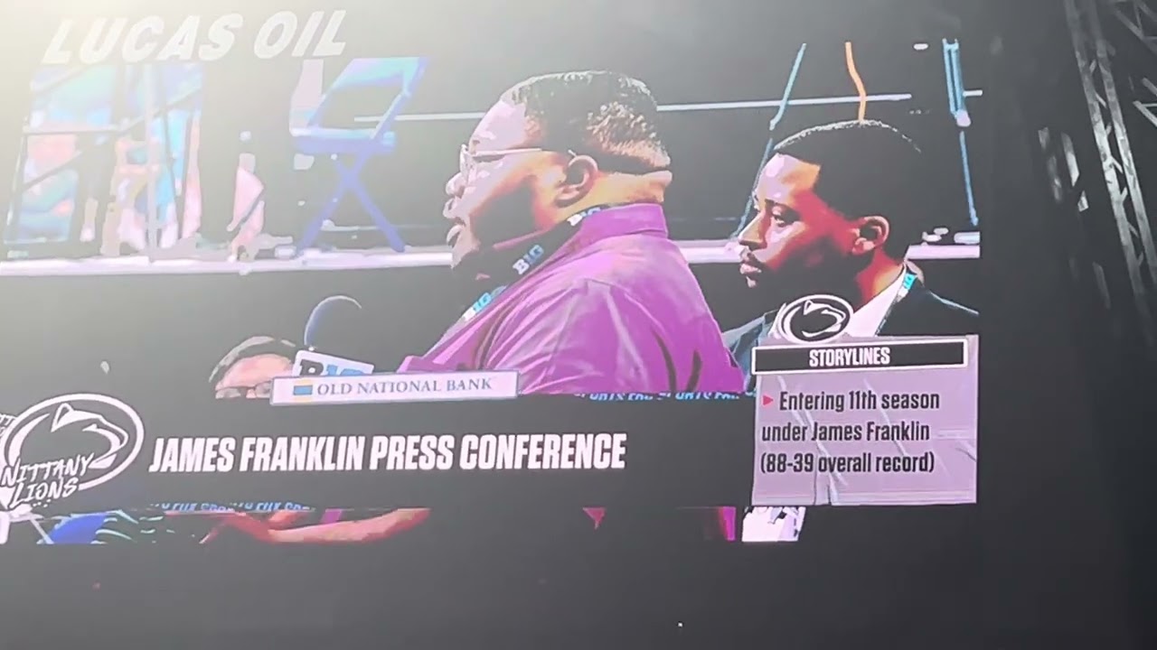 Penn State HC James Franklin 7/24/24 | Big Ten Media Days | NSN
