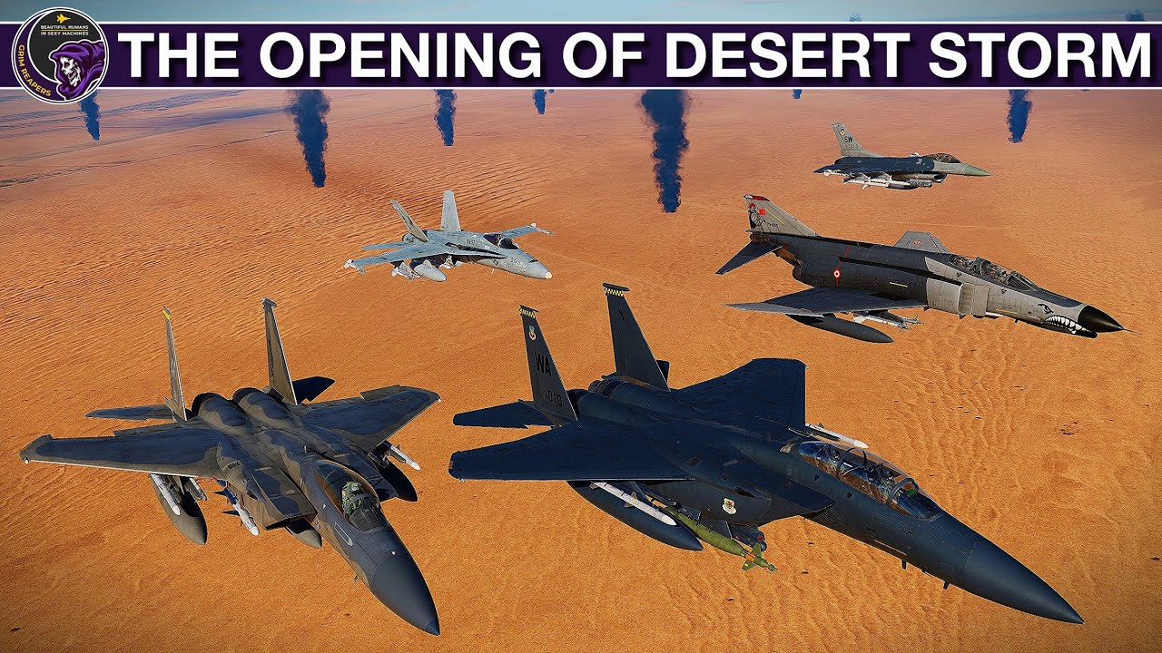 1991 Gulf War: H-Hour The Opening Missions Of Desert Storm | DCS Re-enactment