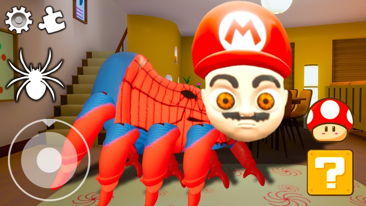 Baby Mario but as SPIDER? Daily life and Funny Baby in Yellow Moments