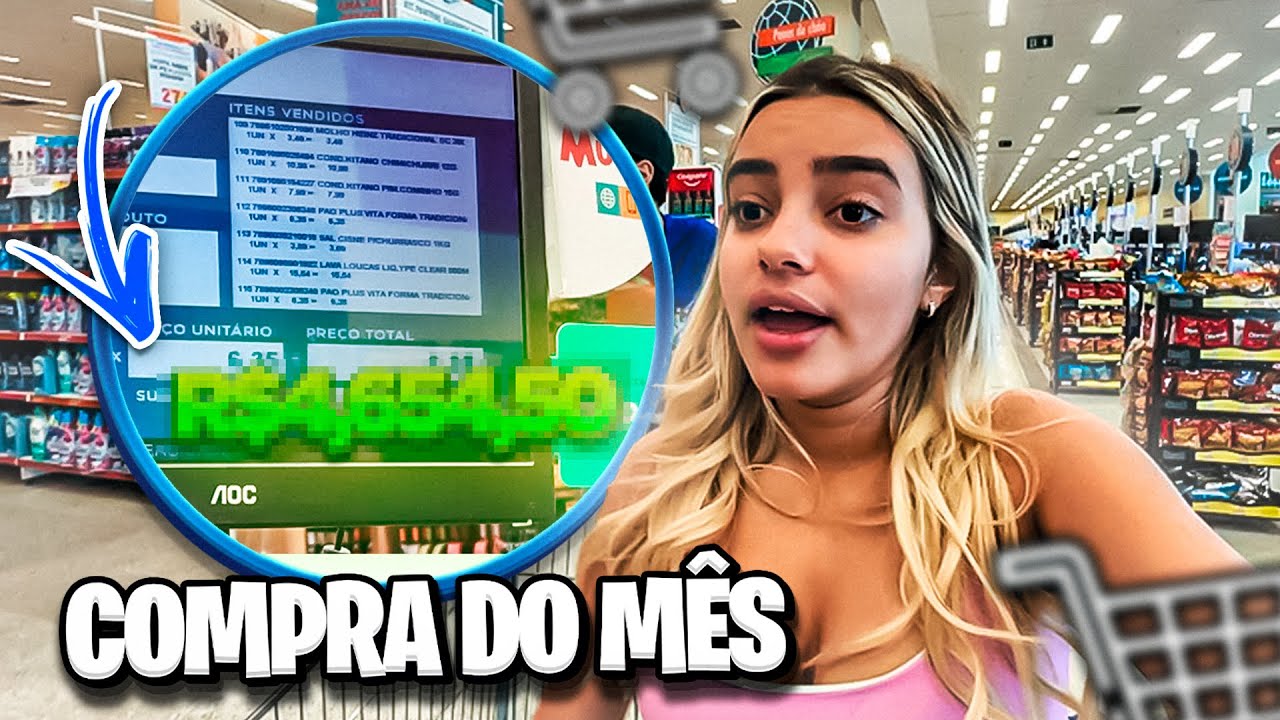 COMPRAS DO MÊS NO MERCADO AGOSTO - QUANTO GASTEI, VALORES E DICAS- Bela Almada