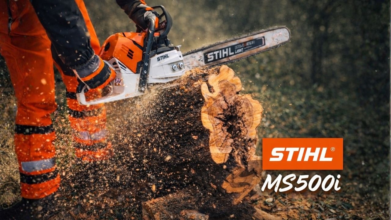 STIHL MS 500i στον ελαιώνα !