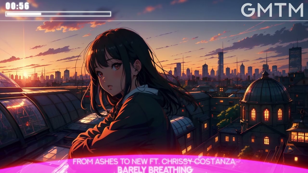 [Nightcore] From Ashes To New ft. Chrissy from Against The Current - Barely Breathing