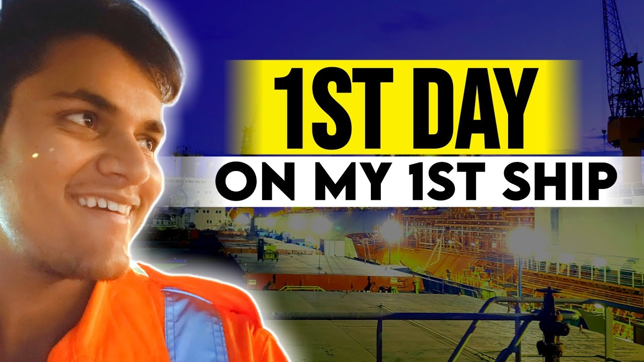 My first day as a DECK CADET onboard | Merchant Navy | MarineR Sk