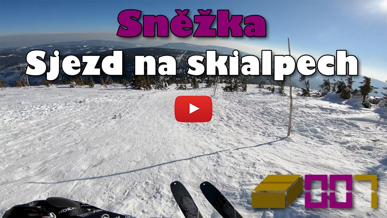 Sjezd Sněžky na skialpech