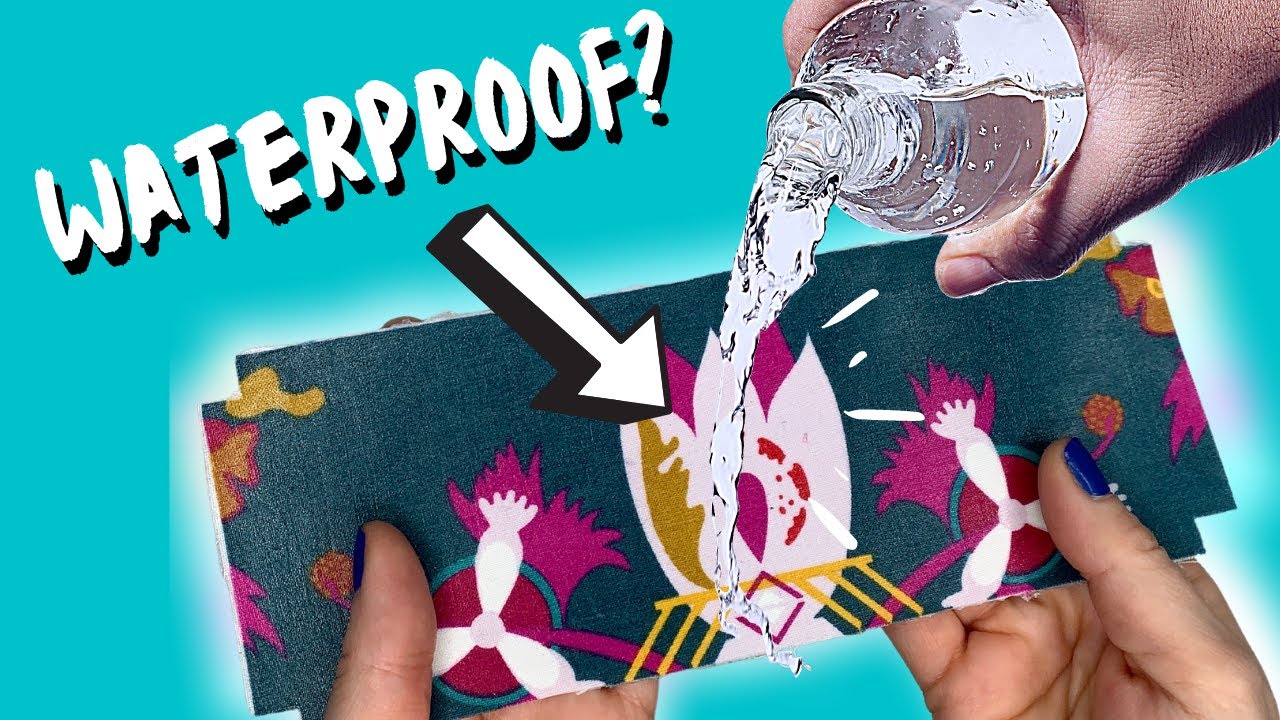 🤯 Как сделать ткань водонепроницаемой! Попробуйте это в своём следующем проекте.