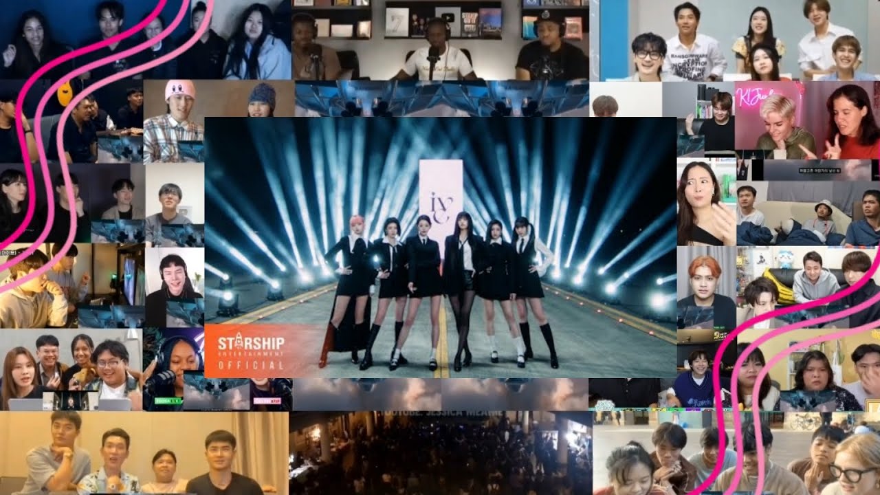 IVE 아이브 'I AM' MV REACTION MASHUP