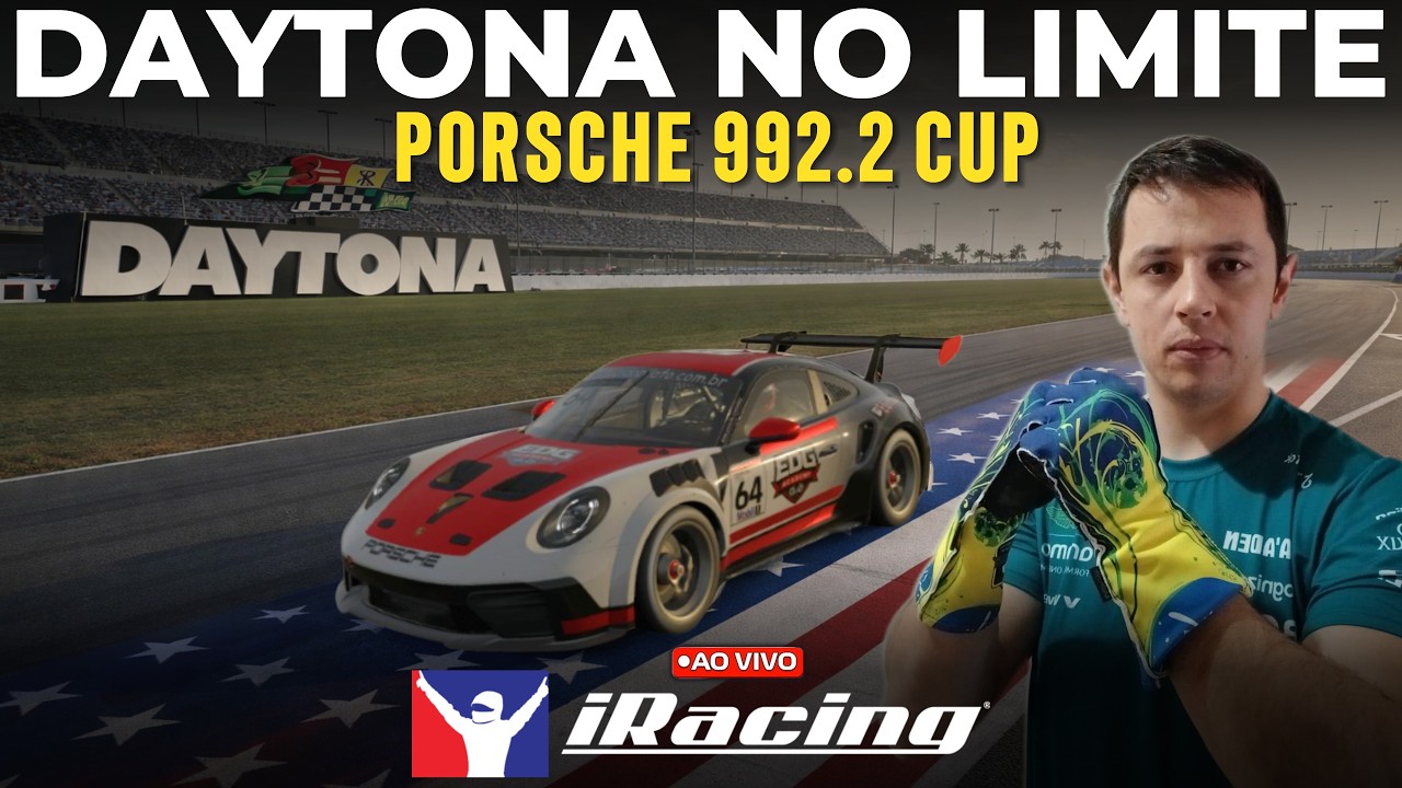 🔴DISPUTAS INSANAS DE PORSCHE CUP EM DAYTONA ❗aula❗treinamento ❗pintura ❗loja