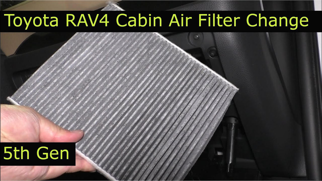 Rav4 Cabin Air Filter Change (5th gen, 2019-2022)