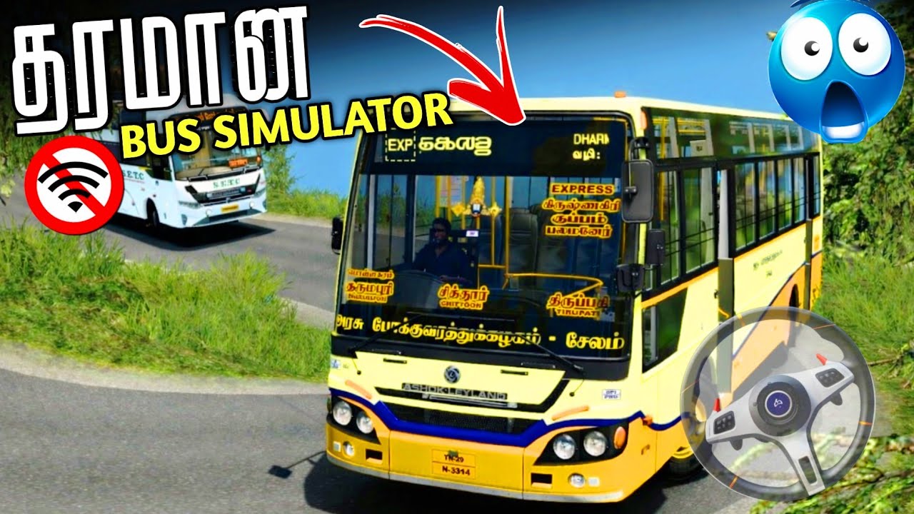 I Tried Kerala Bus Simulator Game on Mobile 😍 Tamil