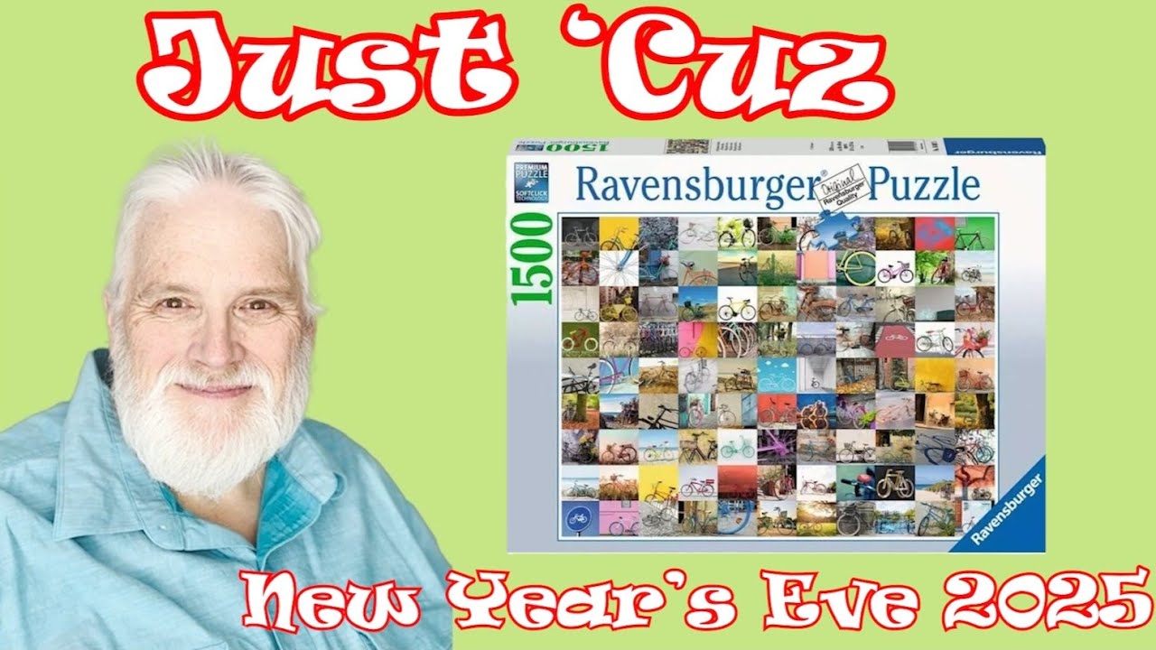 Просто так: «99 велосипедов» от Ravensburger... Ускоренная съемка, головоломка — Новый год 2025