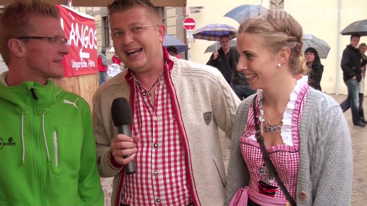 Fischerstechen mit dem Sandmadla am Sandkerwa-Sonntag