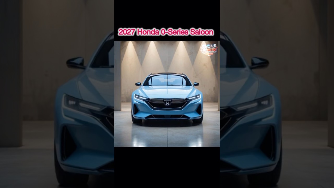 2027 Honda 0-Series Saloon — The Future of Minimalist EV Design