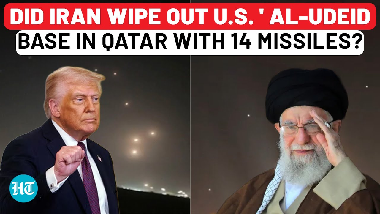 Can US Deny This? After Doha's Big Claim, Iran Says It Demolished Qatar Air Base with 14 Missiles