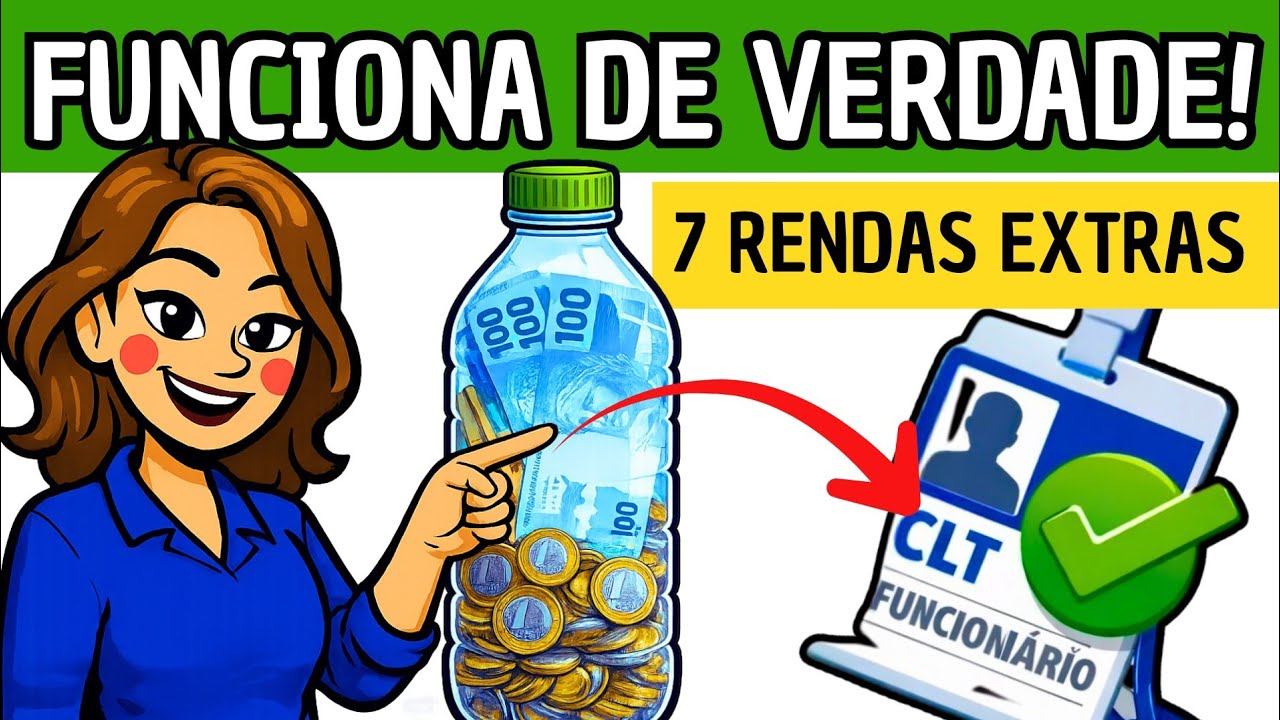 7 Rendas Extras Realistas  Pra Quem Não Pode Largar O Emprego CLT ( E Quer aumentar a Renda)