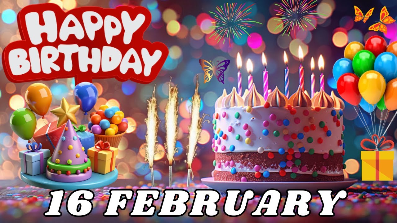 Happy Birthday, 16 February, Today, Birthday Wishes, Hbd