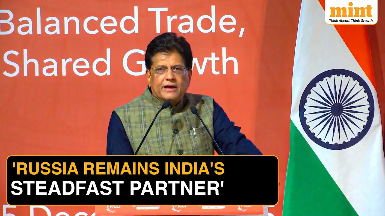 Commerce Minister Lauds &lsquo;Time-Tested&rsquo; India-Russia Partnership Ahead Of Putin&rsquo;s Delhi Visit | WATCH
