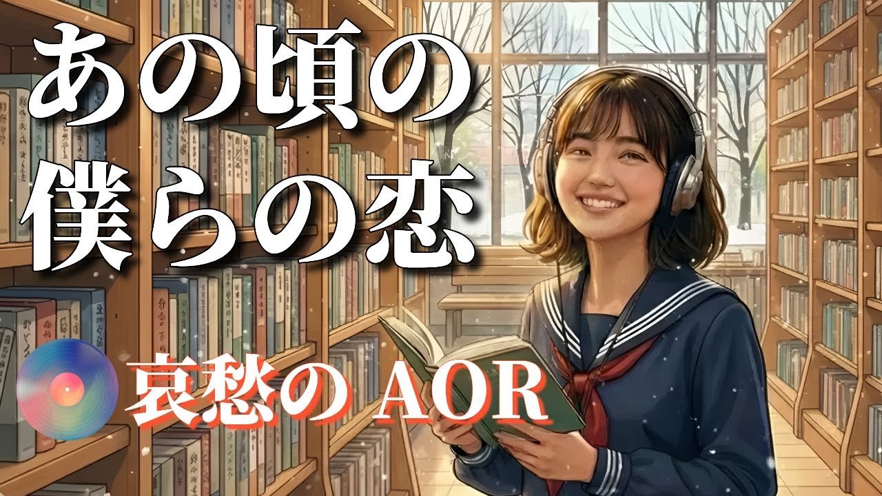 会いたい… 初恋を思い出す夜… 【 哀愁の AOR 】十二月の古書【 1985 City Pop, AOR 】 あの頃の、僕らの恋