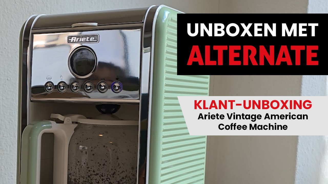 Klant-unboxing | Ariete Vintage American Coffee Machine 1342/04