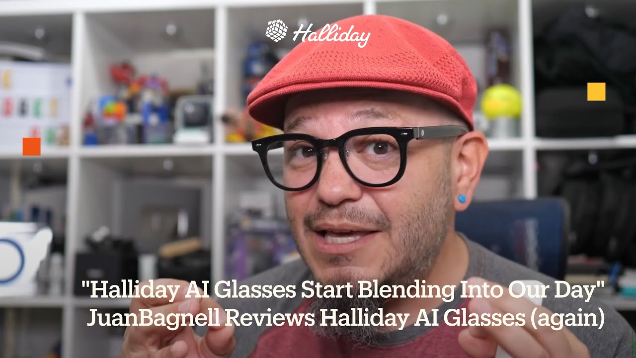 Halliday AI Glasses &mdash; JuanBagnell Reviews (again) | Halliday AI Glasses Are Crazy Light!