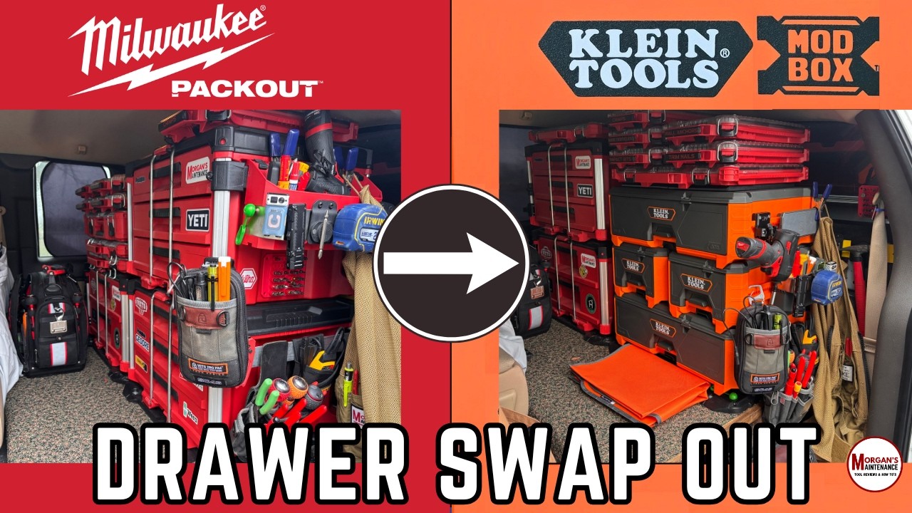 Milwaukee Packout снят с производства... а Klein Modbox — на смену | Замена выдвижных ящиков в гр...