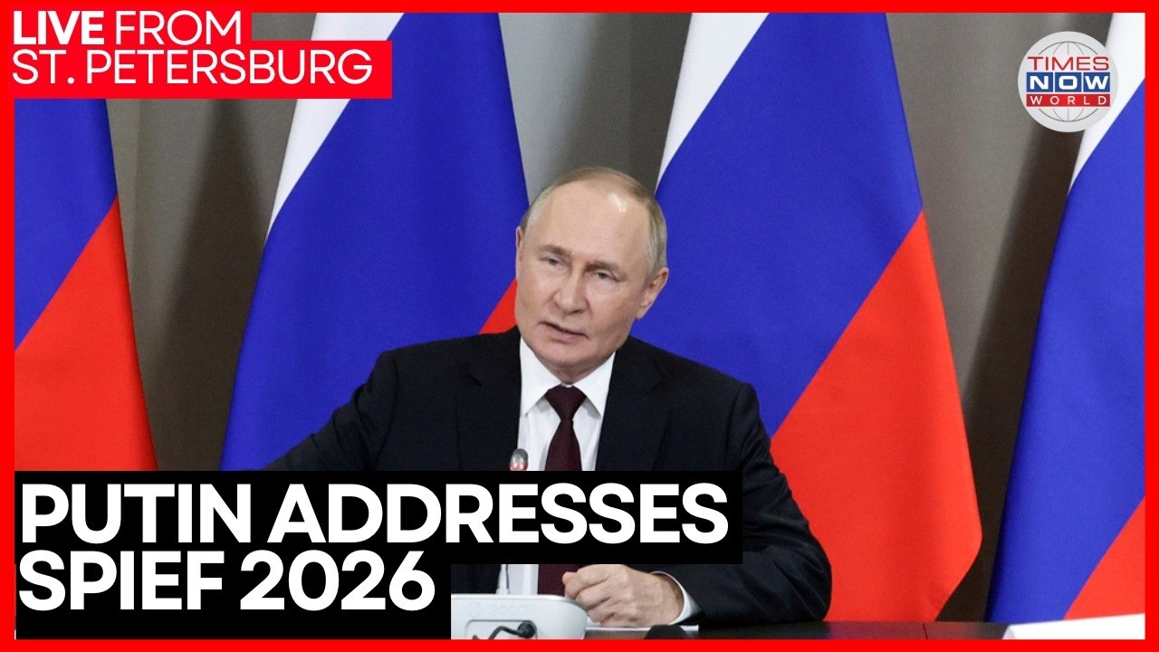 PUTIN SPIEF 2026 LIVE | Vladimir Putin's Keynote Speech At St Petersburg Economic Forum