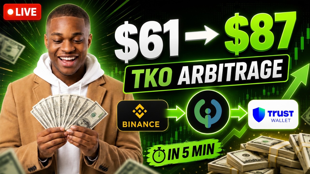 I Turned $61 Into $87 In 5 Minutes | Crypto Arbitrage With Binance & USDT (2026)