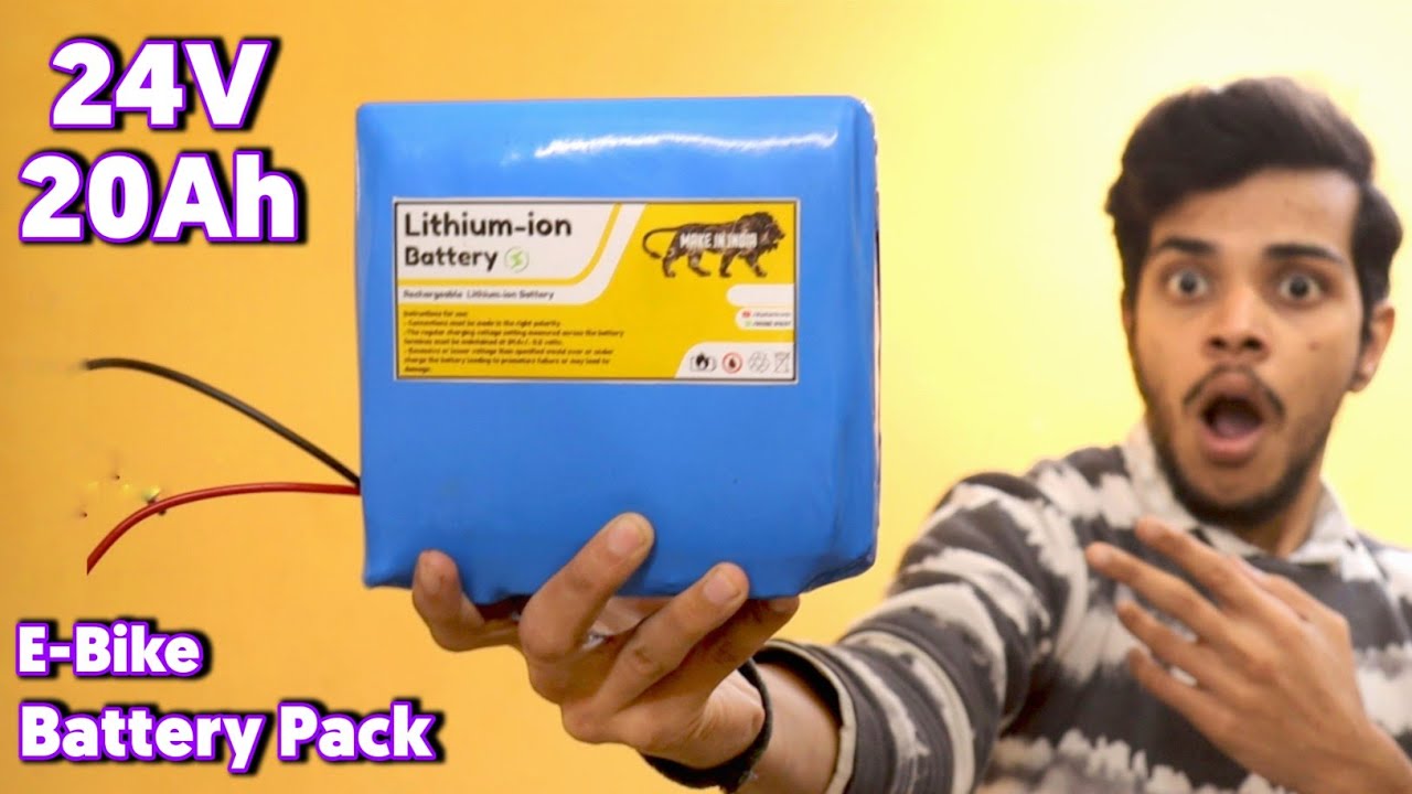 Build a POWERFUL 24V 20Ah Lithium-ion Battery Pack in Minutes!