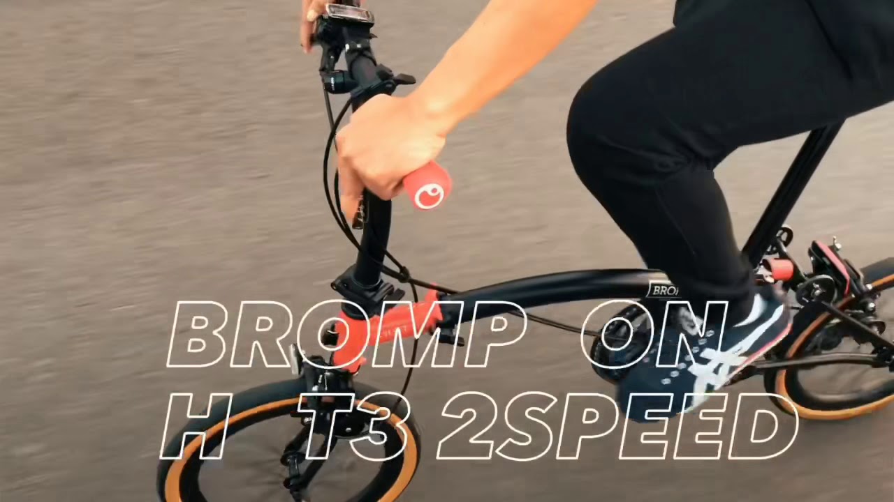 Brompton CHPT3 II 2 Speed . Hubsmith wheelset. Ti part BB.