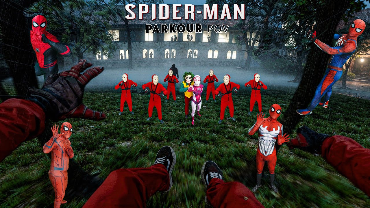 Hey, Spider-Man!! Helping Everyone On The Way To School (Action POV)
