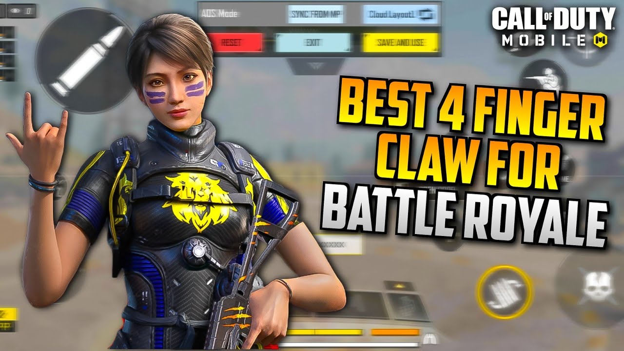 ЛУЧШАЯ НАСТРОЙКА HUD ДЛЯ 4 ПАЛЬЦЕВ-КОГТЕЙ | Профессиональная настройка 4-пальцевого когтя | Советы и рекомендации | COD Mobile