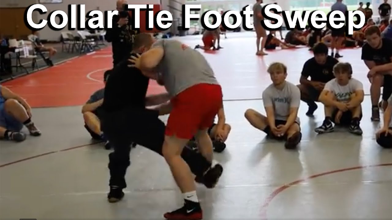 Collar Tie to Foot Sweep - Cary Kolat Wrestling Moves