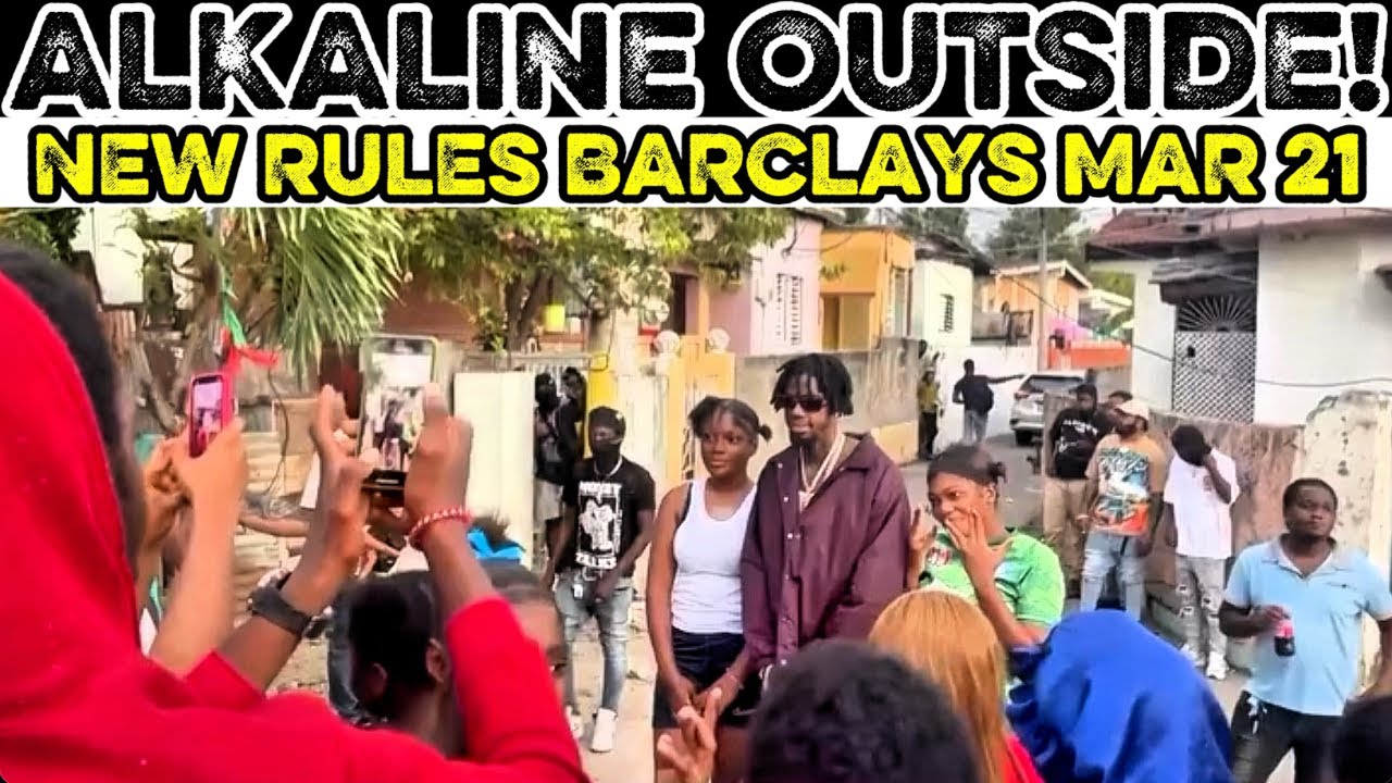 ALKALINE BARCLAYS MARCH 21ST HAVE DEM WORRIED! WHILE HE OUTSIDE BRAWLIN IN JAMAICA! THEY NEED HELP!