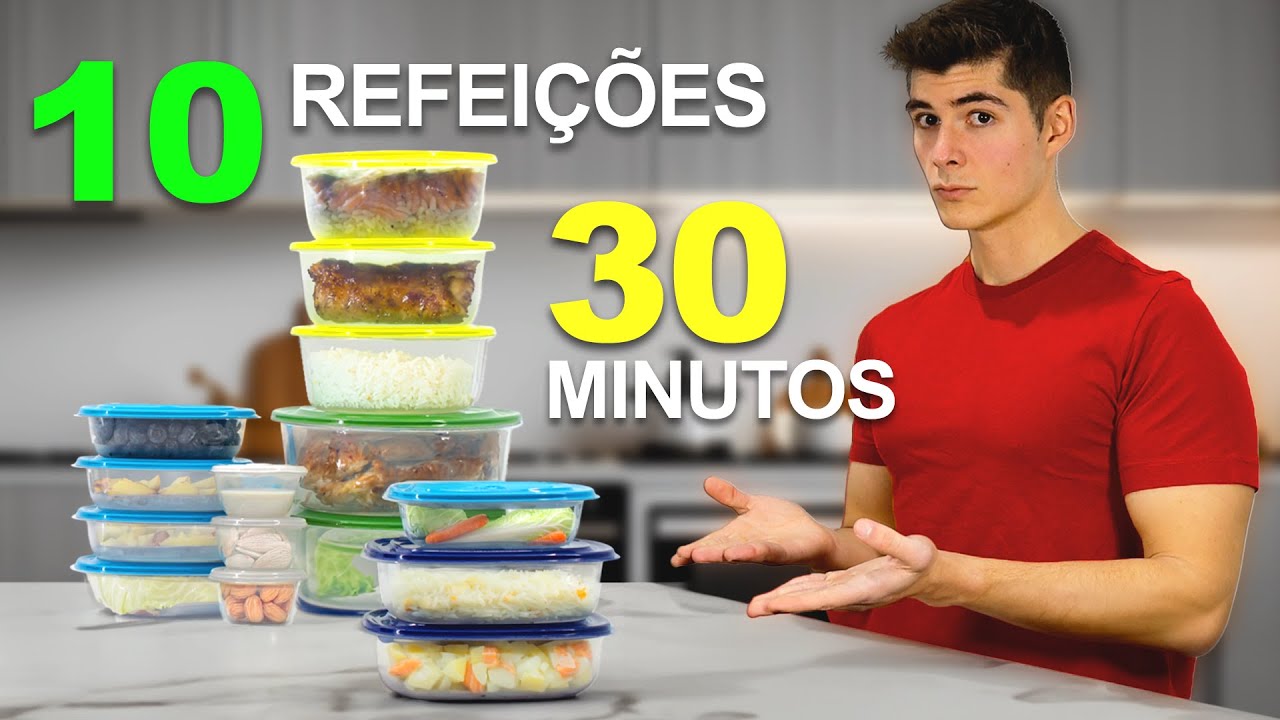 Como Preparo 10 Refeições em 30 Minutos