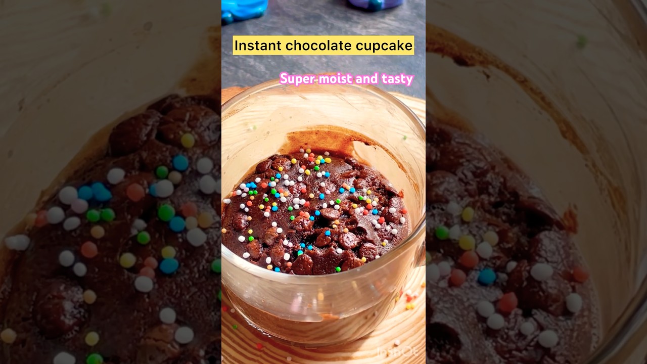 5 min chocolate cupcake recipe||Eggless chocolate cupcake