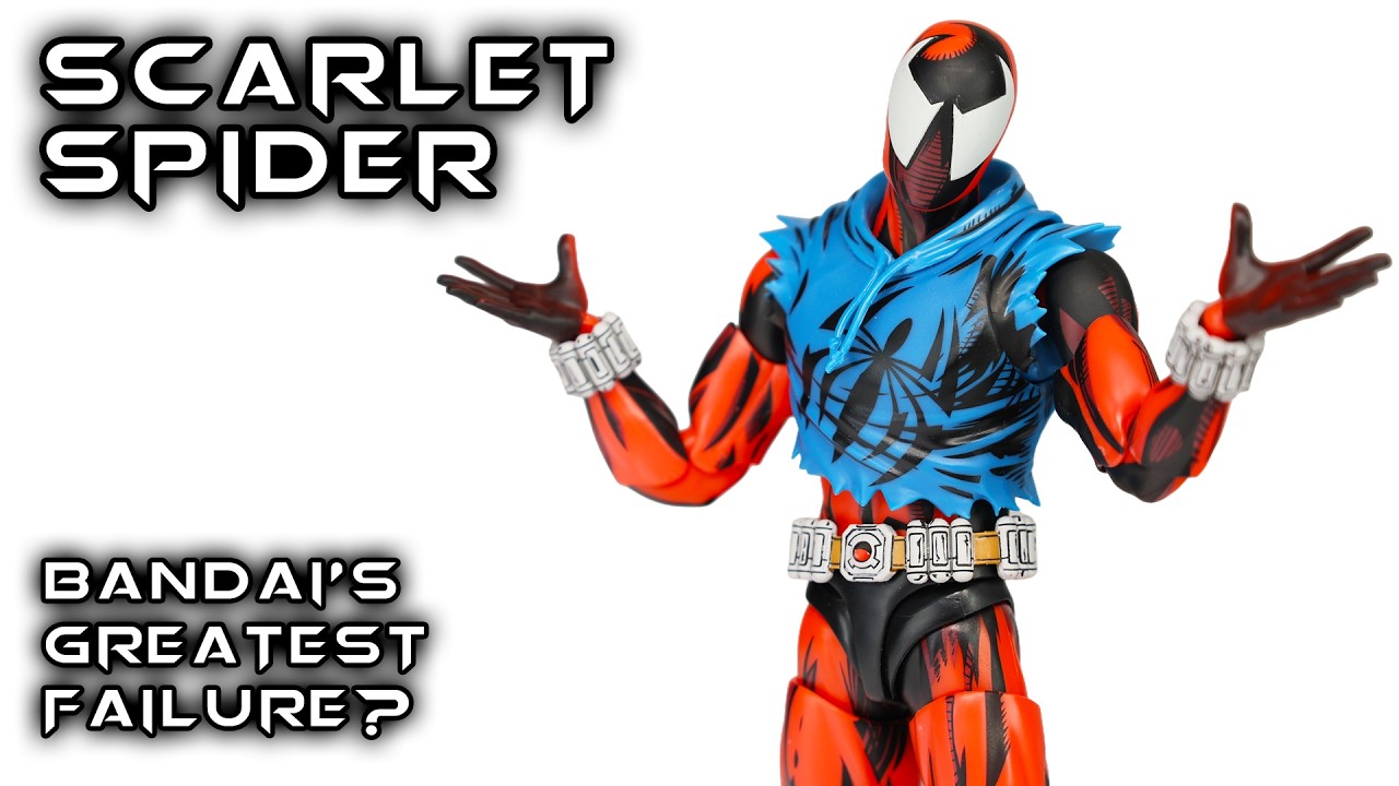 S.H. Figuarts SCARLET SPIDER Spider-Man: Across the Spider-Verse Action Figure Review