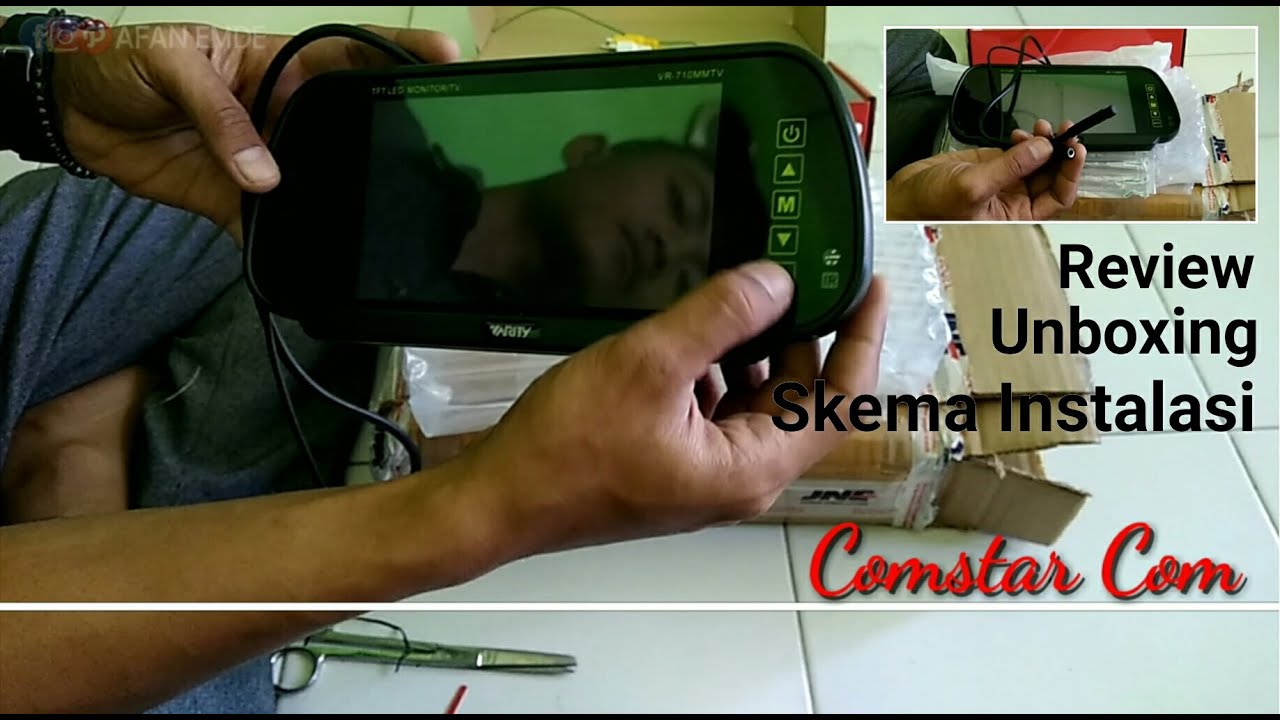Review Unboxing LED Monitor TV Spion 7inc | Varity