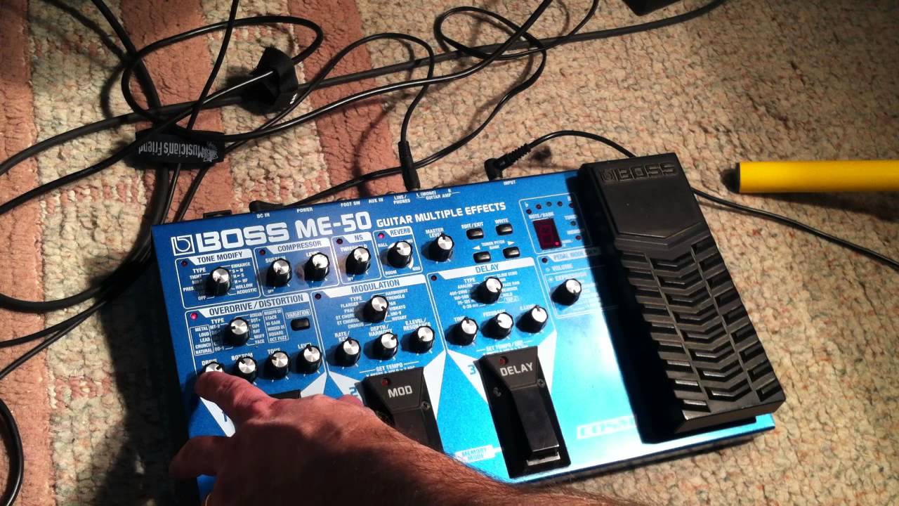 Boss ME 50 BD 2 Blues Driver Demo