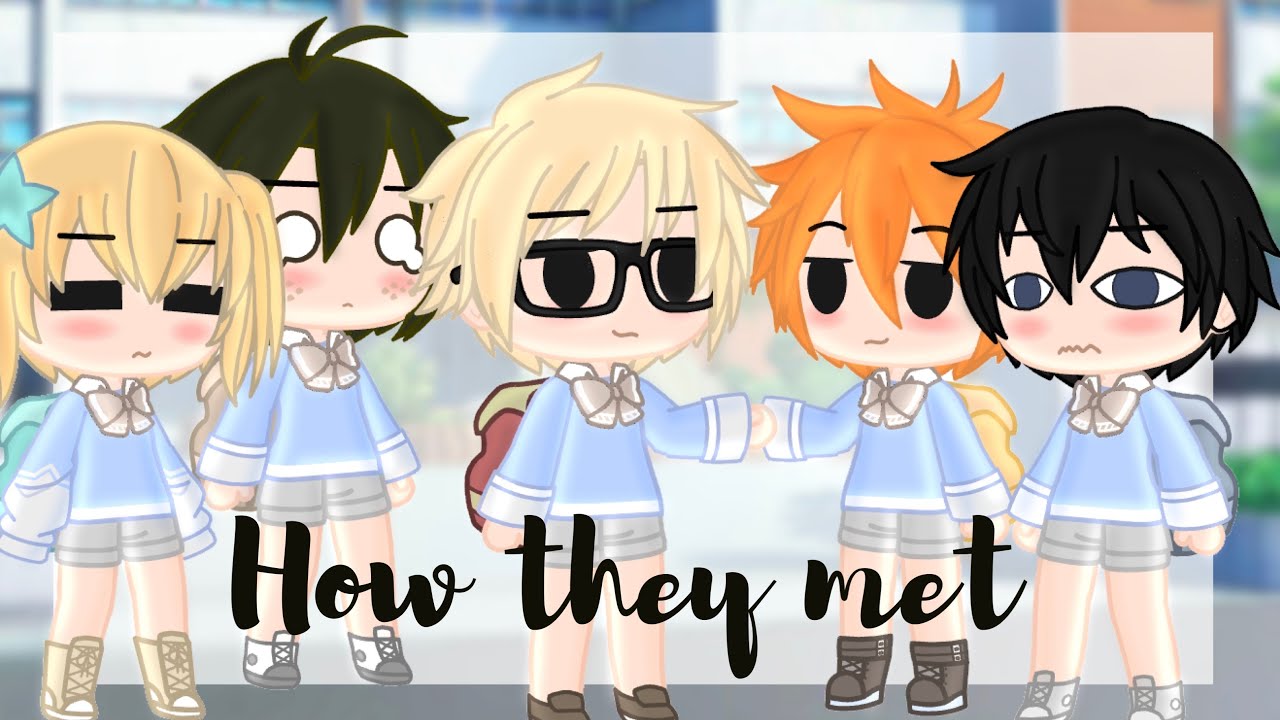 How They Met || Haikyuu Skit || Daycare AU || Gacha Club