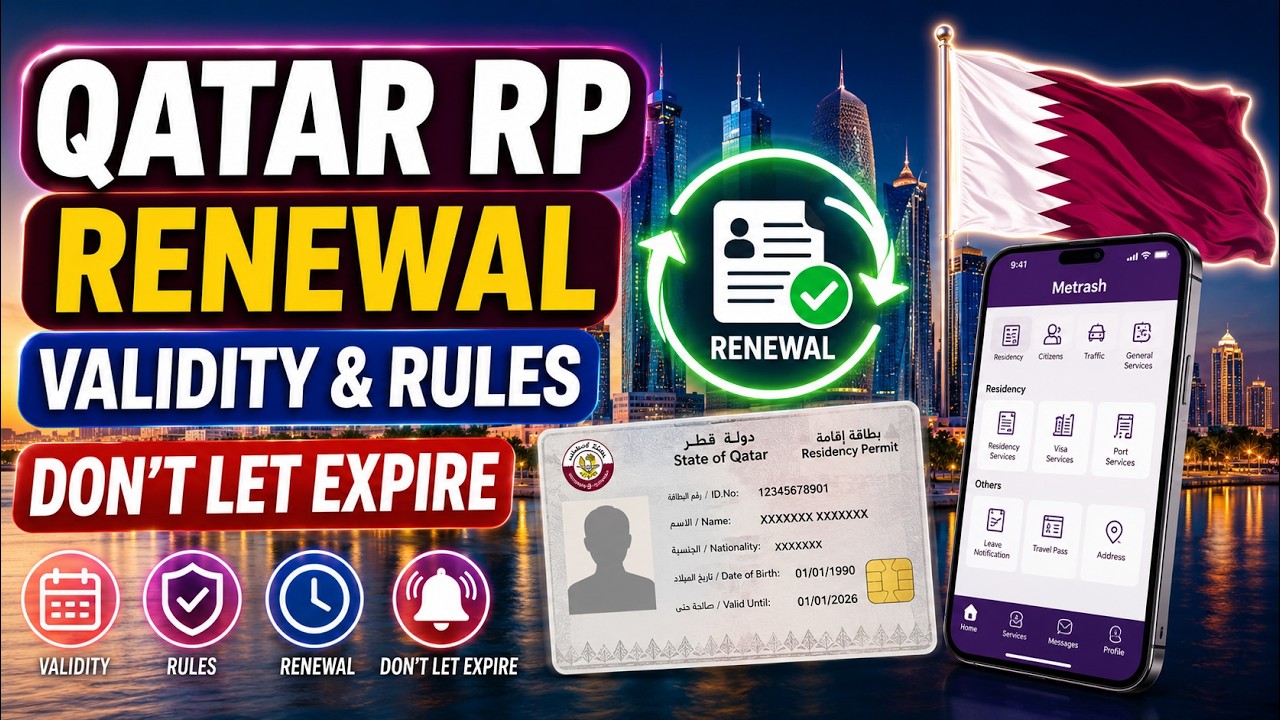 Qatar Residency Permit 2025: Validity & Renewal Guide |  Mexcreationtv